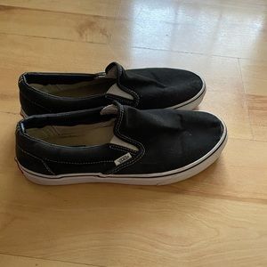 Black slip on vans